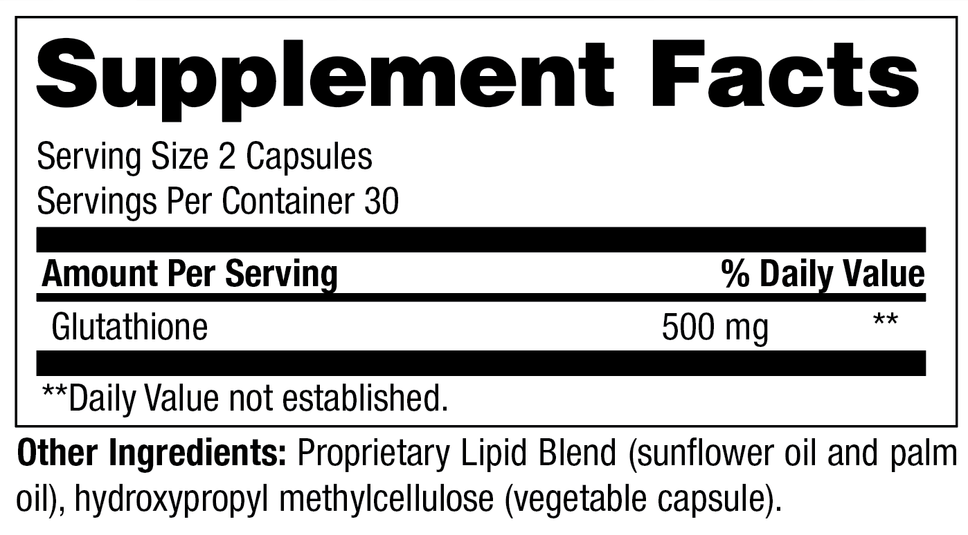 Liposomal Glutathione Capsules